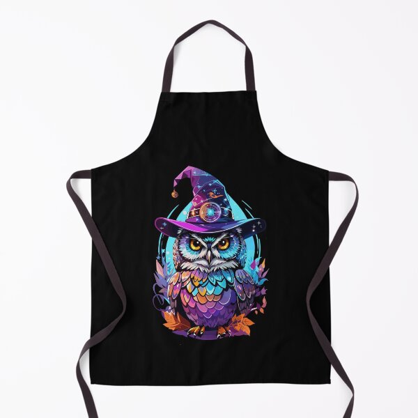 Item preview, Holographic Owl in Witch Hat designed and sold by ElCrocodel.