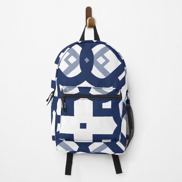 Item preview, Navy and White Seamless Geometric Pattern designed and sold by aiartbay.