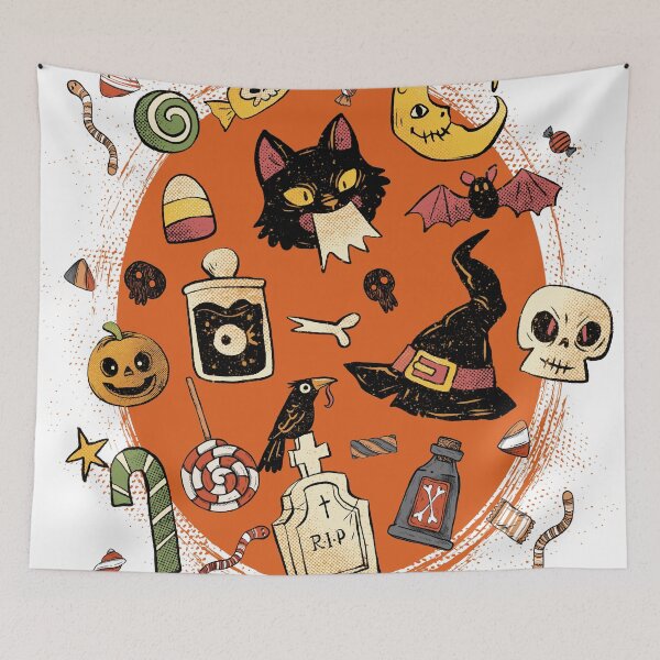 Item preview, Halloween Pattern designed and sold by MaiZephyr.