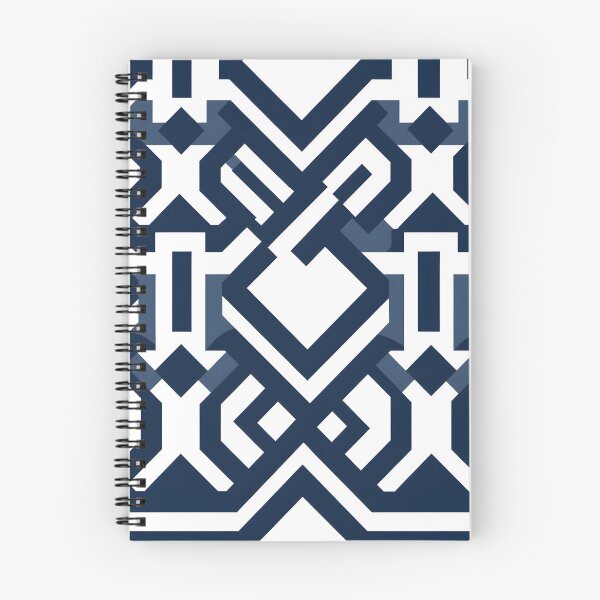 Item preview, Seamless Navy and White Geometric Design designed and sold by aiartbay.