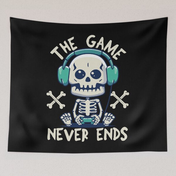 Item preview, The Game Never Ends designed and sold by ElCrocodel.