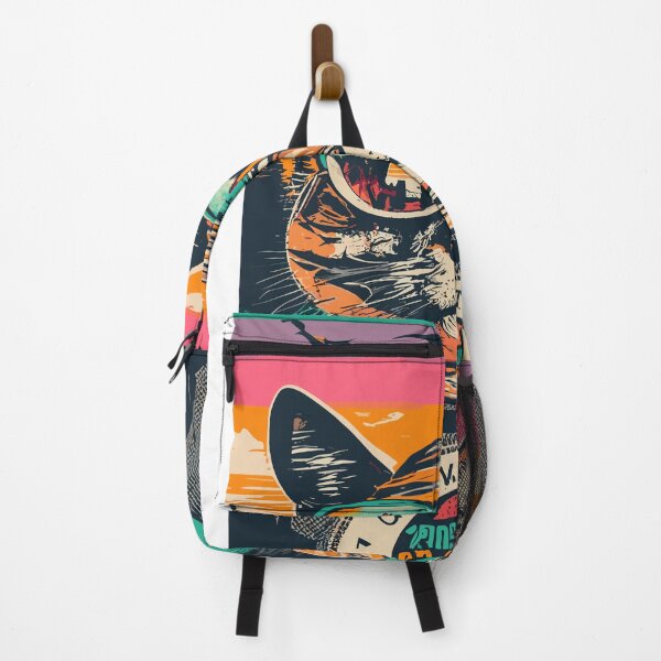 Item preview, Retro Cat Wearing Mask in Sunset designed and sold by Coldhand34.