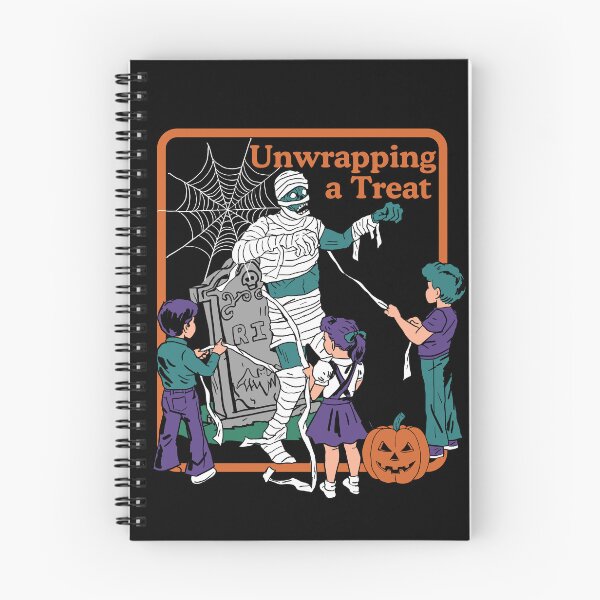 Item preview, Funny Halloween Kids unwrapping a Mummy designed and sold by MixCulture.