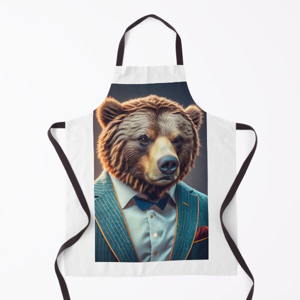 Item preview, classy bear posing in suit portrait designed and sold by RB Graphics.