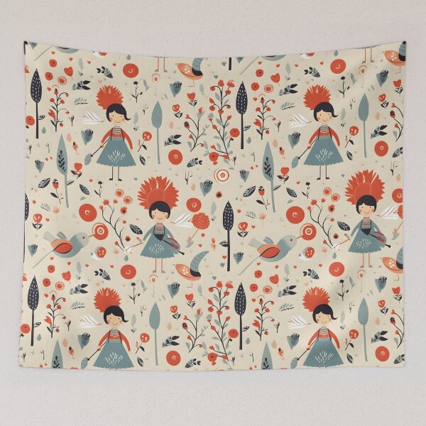 Item preview, Attractive Patterns for Couples' Canvas Art designed and sold by hansamanmilan.