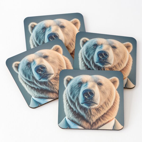 Item preview, polar bear posing in suit portrait designed and sold by RB Graphics.