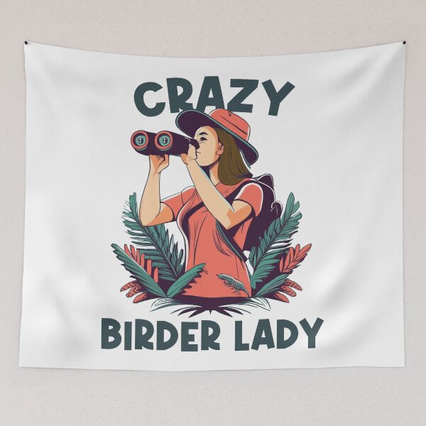 Item preview, Crazy Birder Lady designed and sold by Esskay Designs.
