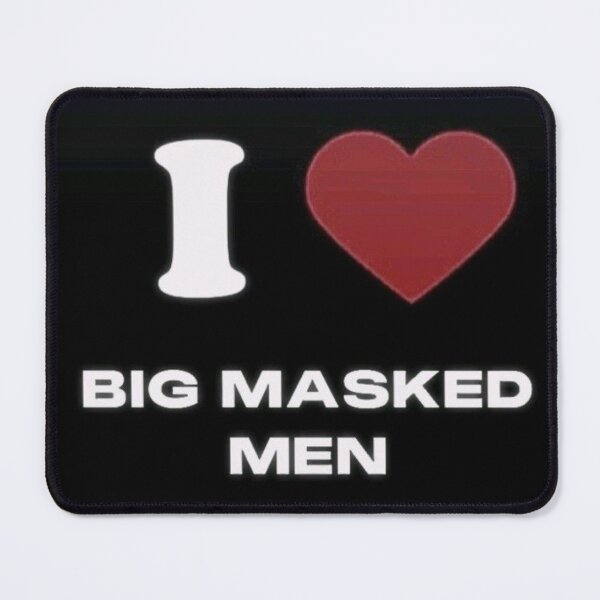 Item preview, I <3 Big Masked Men designed and sold by dinostoar.