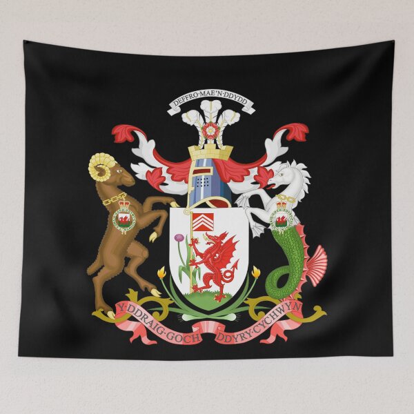 Item preview, Cardiff Coat of Arms designed and sold by Hoorahville.