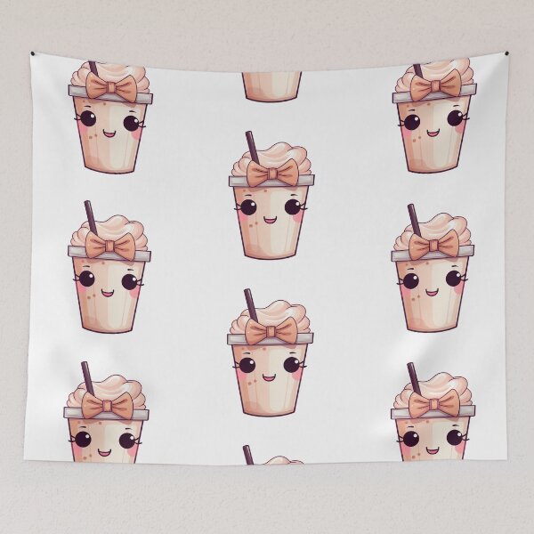 Item preview, Kawaii Smiling Frappe designed and sold by vasetti-press.