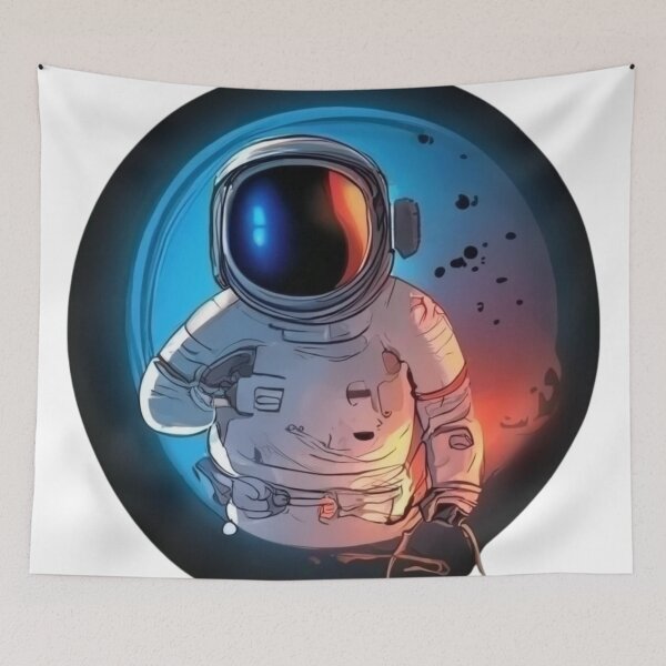 Item preview, Astronaut Exploring Space/Journey Beyond Earth designed and sold by Hubert  GrafikaExpressArtistry.