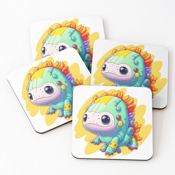 Item preview, Cute Robot Axolotl designed and sold by kornkokoro.