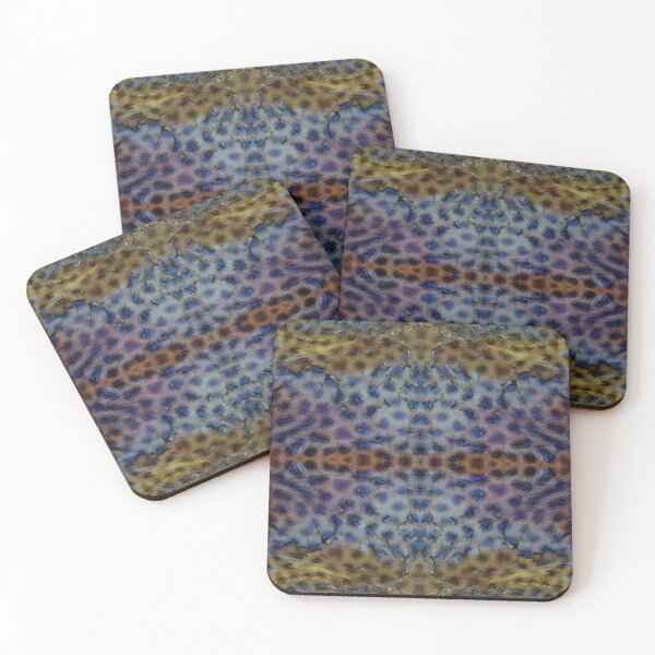 Item preview, Dasyatidae fish Stingray Rainbow Skin Pattern designed and sold by Yellowriversss.