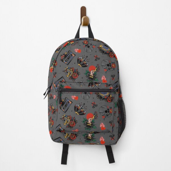 Item preview, Traditional tattoo colorful pattern gray designed and sold by suairedesign.