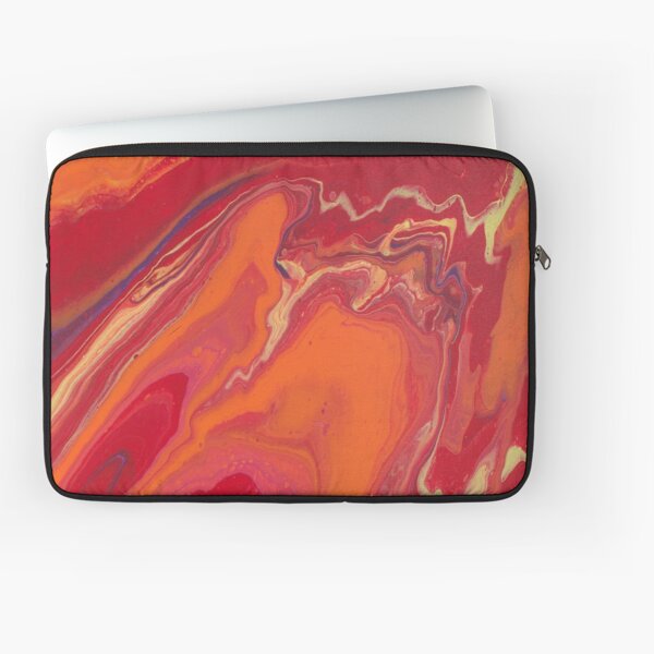 Sunset Geode Acrylic Painting Laptop Sleeve