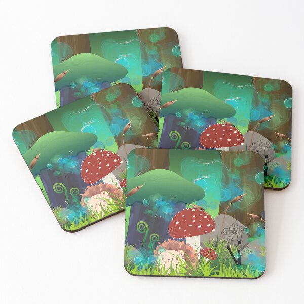 Item preview, A hedgehog in the forest designed and sold by farahmae.