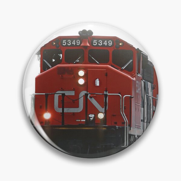 Item preview, Cn trains railway locomotive train lover transportation red locomotive diesel designed and sold by frikitren.
