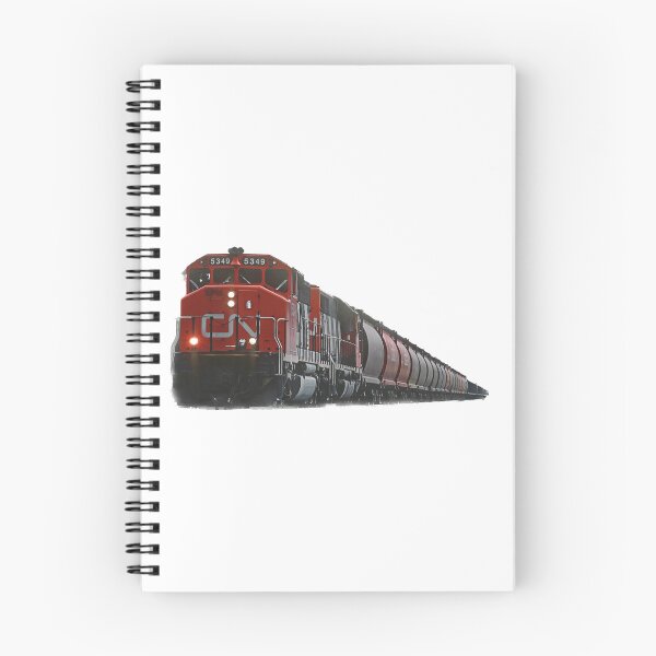 Item preview, Cn trains railway locomotive train lover transportation red locomotive diesel designed and sold by frikitren.