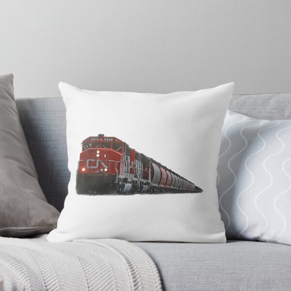 Item preview, Cn trains railway locomotive train lover transportation red locomotive diesel designed and sold by frikitren.