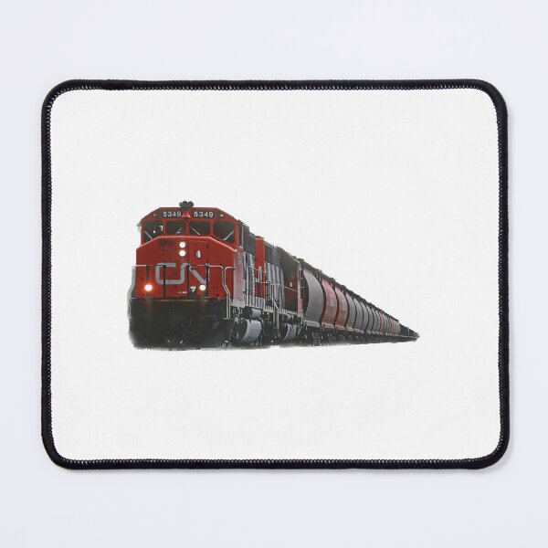 Item preview, Cn trains railway locomotive train lover transportation red locomotive diesel designed and sold by frikitren.