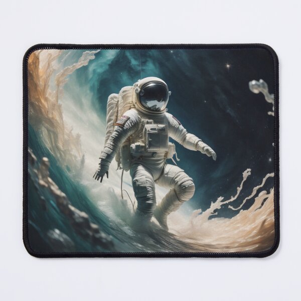 Item preview, astronaut surfes in space designed and sold by Laurania.