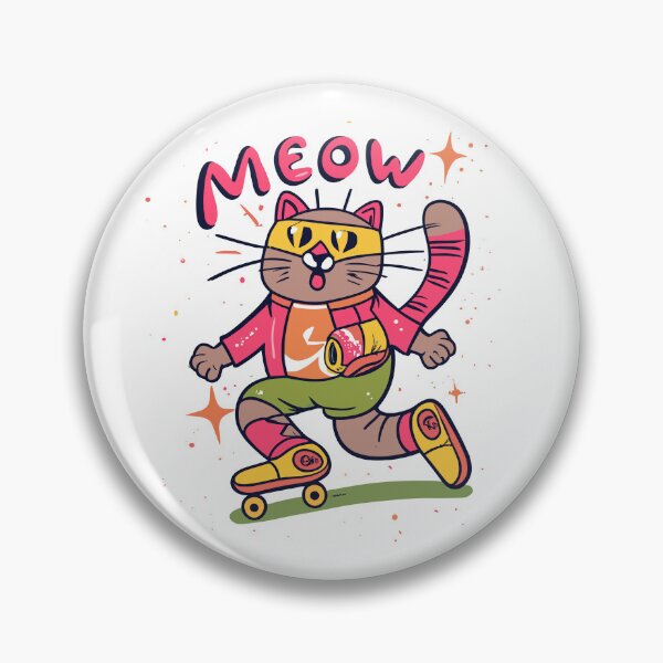 Item preview, Cat Patin Skating Meow designed and sold by Coldhand34.