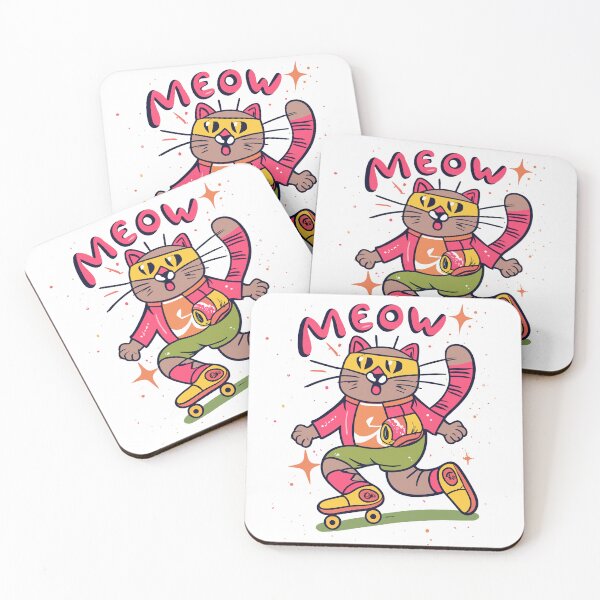 Item preview, Cat Patin Skating Meow designed and sold by Coldhand34.