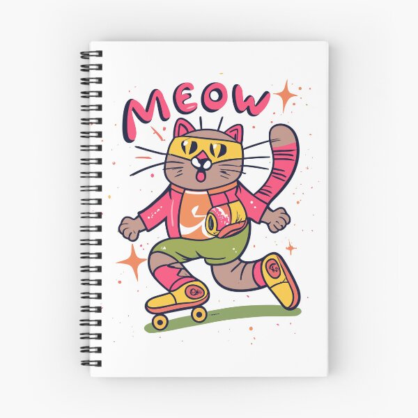Aperçu de l'œuvre Chat Patin Patinage Meow créée et vendue par Coldhand34.