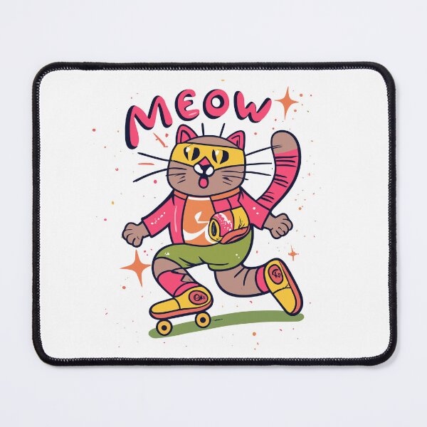 Item preview, Cat Patin Skating Meow designed and sold by Coldhand34.