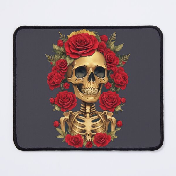 Item preview, Halloween - Too Pretty - Gold Skull and Bones designed and sold by YellowAuraD.