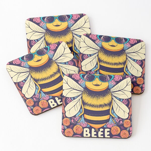 Item preview, beee happy designed and sold by RB Graphics.