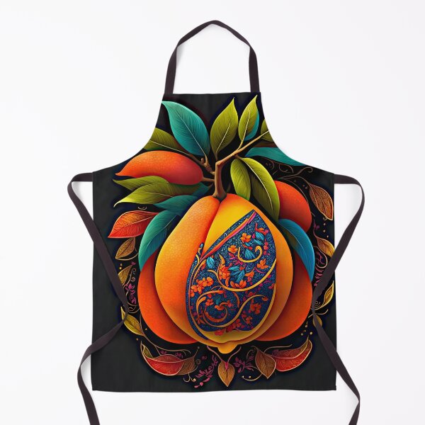 Item preview, "Vibrant 2D Mango Artwork: A Logo That Pops on a Black Background" designed and sold by Best-Art-32.