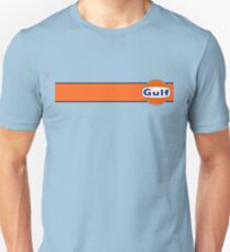 Horizontale Streifen Golf Slim Fit T-Shirt