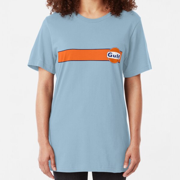 Gulf horizontal stripe Slim Fit T-Shirt