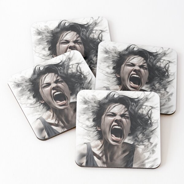 Item preview, Female rage designed and sold by OlmArtify.