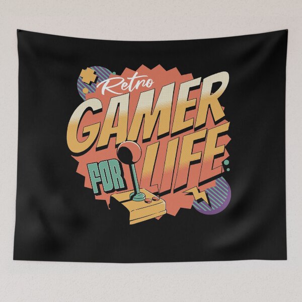 Item preview, Retro Gamer For Life designed and sold by Khihi.