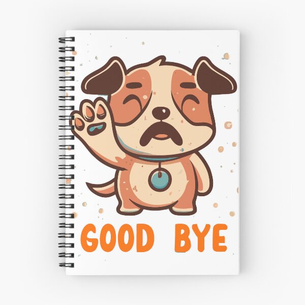 Item preview, Dog waving goodbye designed and sold by CyberWindow.