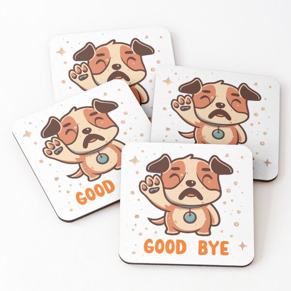 Item preview, Dog waving goodbye designed and sold by CyberWindow.