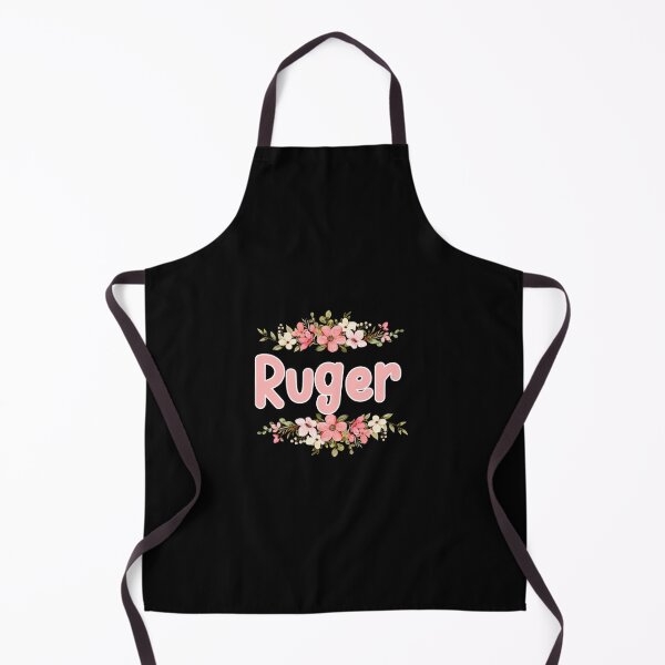 Item preview, Flower Ruger Name Label (Black) designed and sold by NafilNafiz.