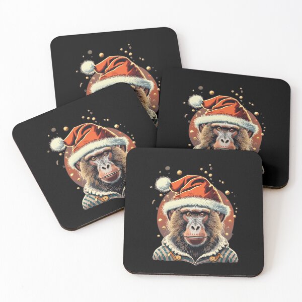 Item preview, Baboon Christmas Celebration designed and sold by conanjett.