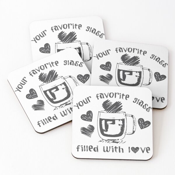 Item preview, Your favorite glass, filled with love designed and sold by NatalieJeans.