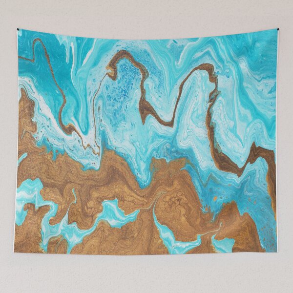Item preview, Thin Mint Swirl: Acrylic Pour Painting designed and sold by Bethany Christensen.