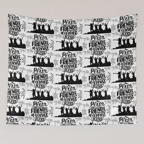 Item preview, Pizza and Friends make a good Blend designed and sold by YuvikaYuvaan5.