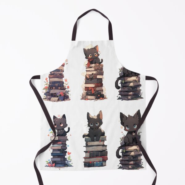 Item preview, Cats on Books Sticker Pack Design by ZeesDesign on Redbubble designed and sold by ZEESDESIGN.