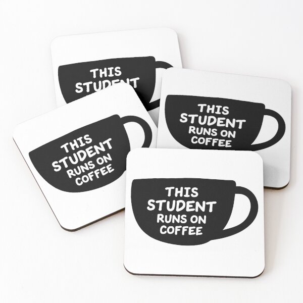 Item preview, This Student Runs On Coffee designed and sold by ScienceCorner.