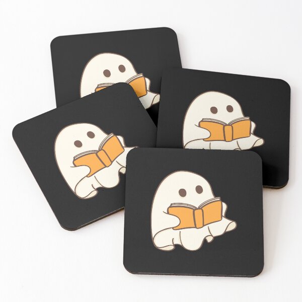Item preview, Cute halloween ghost reading book designed and sold by Mateusz Majcherek.