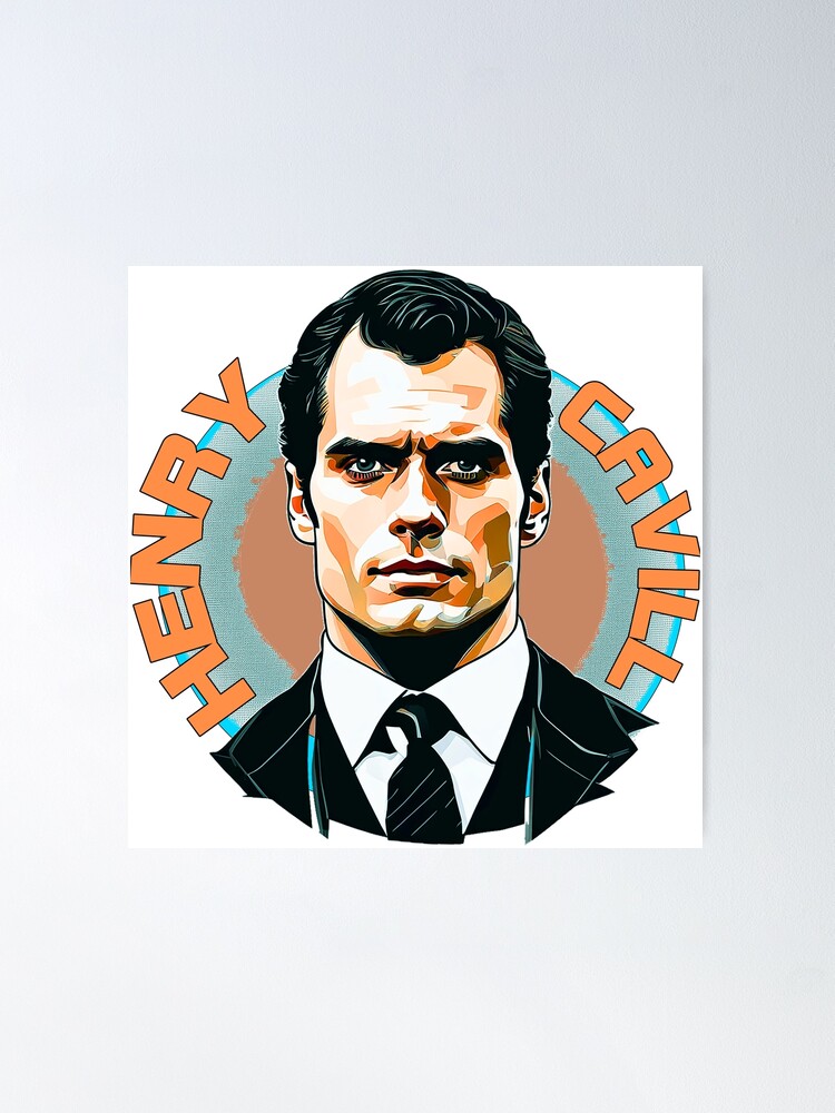 Henry Cavill As Argylle Action Movie 2024 Graphic Design Poster Sold By   Fposter,medium,wall Texture,product,750x1000 