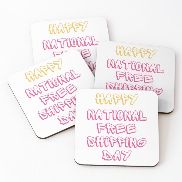 Item preview, Happy National Free Shipping Day designed and sold by Simo0455.