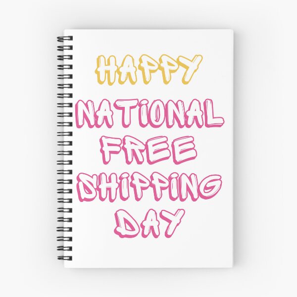 Item preview, Happy National Free Shipping Day designed and sold by Simo0455.