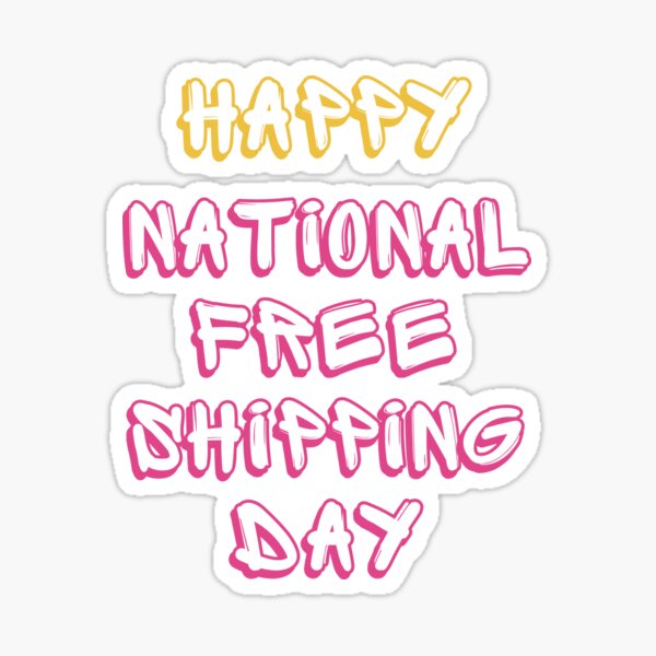  Free Shipping Stickers